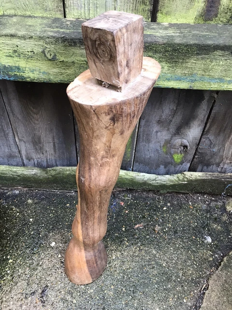 Antique vintage WOODEN FRENCH HORSE FRONT LEG carousel rocking foot hoof model