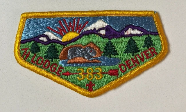 Boy Scout OA 383 Tahosa Lodge Flap S10
