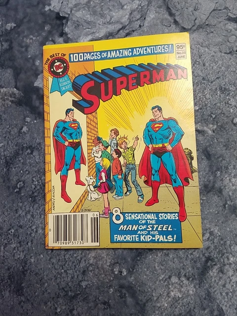 Best of DC Blue Ribbon Digest #25 Superman  1982 Vintage FN Man of Steel