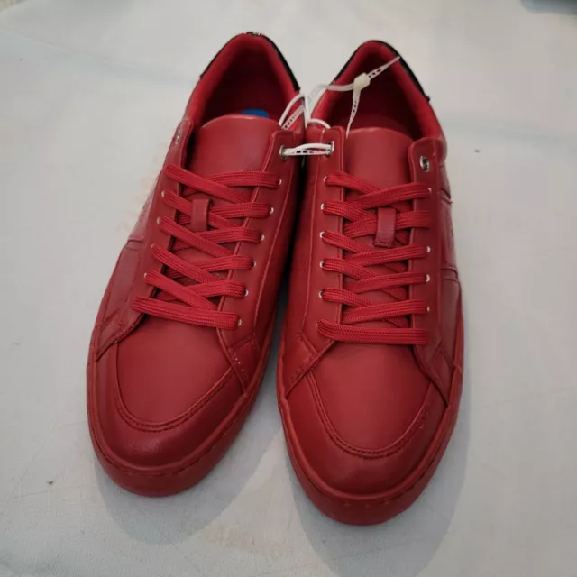 Guess Los Angeles Men’s Red & Gold Sneakers Size 10 US GMMALOW2-C Shoes (New)