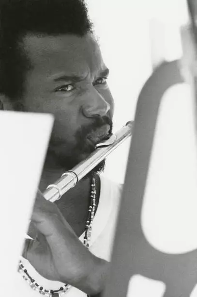 Hubert Laws Plays Flute At Cti Concert Hollywood Bowl Los Angeles OLD JAZZ PHOTO