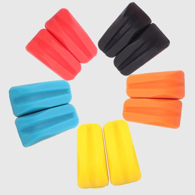 Ergonomic Design for Maximum Bow Control 2 Pcs Rubber Archery String Silencer