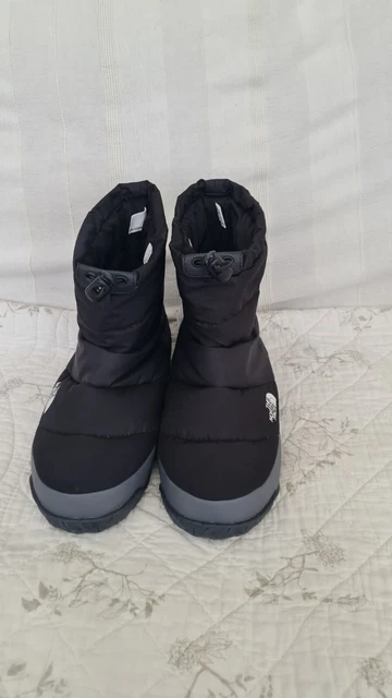 NEW The North Face Nuptse Apres Bootie Black Unisex Size 9 RRP £115
