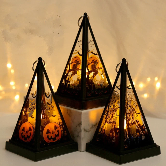 Halloween Light Rave Party LED Lamp Decorations for Home Terror Theme Party