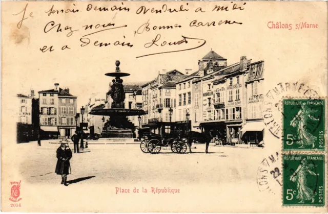 CPA Chalons-sur-Marne Place de la République (1279764)