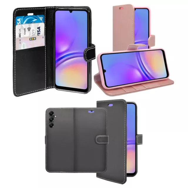 Pour Samsung Galaxy A05S Téléphone Étui Cuir PU Clapet Portefeuille Carte Poche