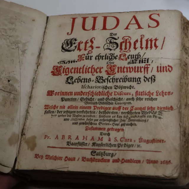 Judas der Erzschelm, Salzburg 1686