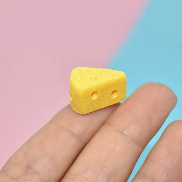 100 Pcs Fake Cheese Statuette Child Home Décor Hand Decor Flower Pot Ornaments 4