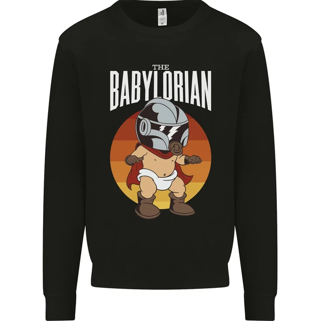 Babylorian Funny Baby Infant Toddler Parody Mens Sweatshirt Jumper