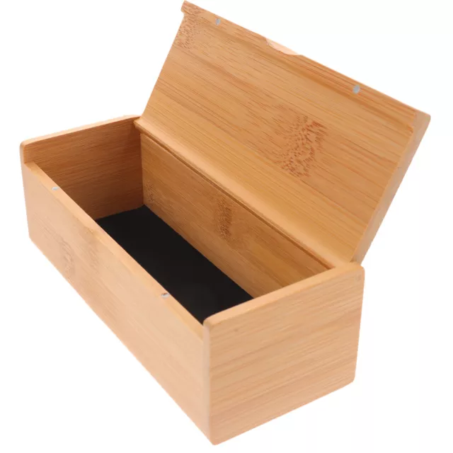 bamboo Bamboo Box with Lid Bamboo Wood Glasses Box Trinket Box Bamboo Storage