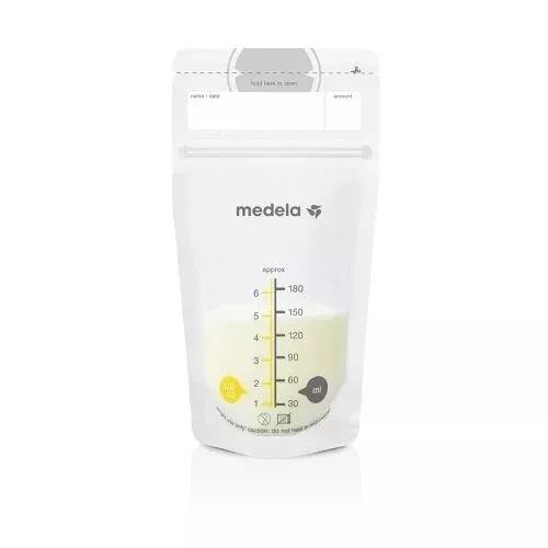 Medela Set of 180 ml Breast Milk Storage Bags - Pack of 50 BPA-free breast milk