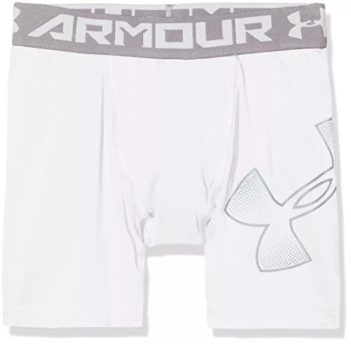 Under Armour mutande ragazzi Armour Mid pantaloni corti, bianco, 164 cm