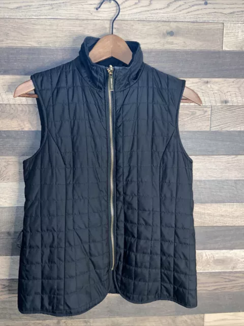 Michael Kors Women’s Black Quilted Vest Jacket Size: Small EUC
