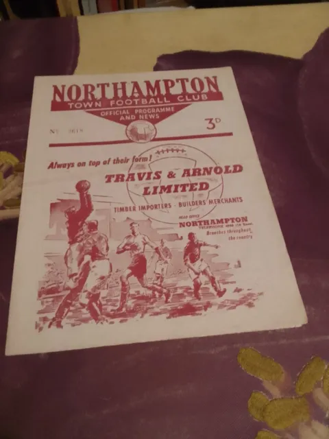 Northampton Town v Stockport County Programme 3rd Sept 1960 League 4