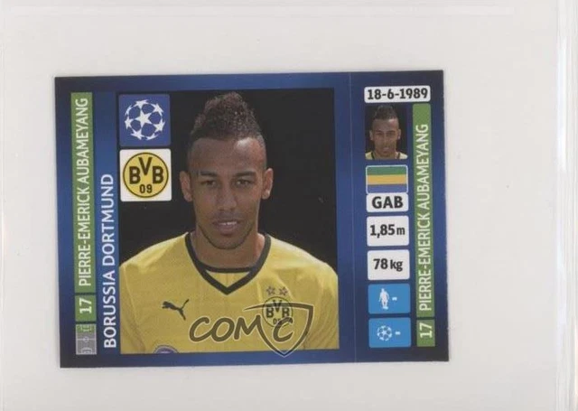 2013 Panini UEFA Champions League Album Stickers Pierre-Emerick Aubameyang #453