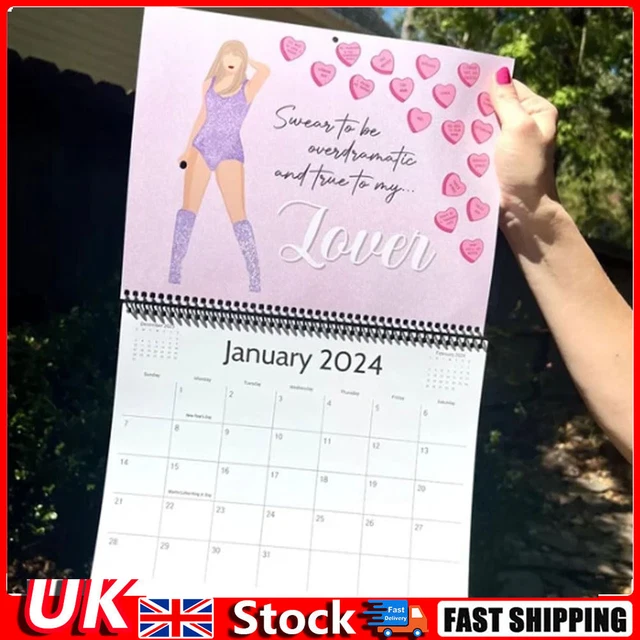2024 CALENDAR TAYLOR Swift The Eras Tour Calendar For Fan UK NEW £8.28
