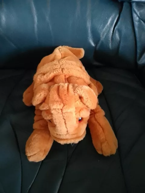 Hamleys shar pei soft toy dog