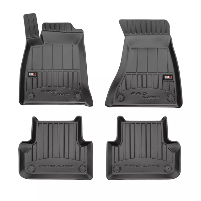 OMAC Premium Floor Mats for Audi A4 Sedan Avant 2017-2023 Waterproof Heavy Duty