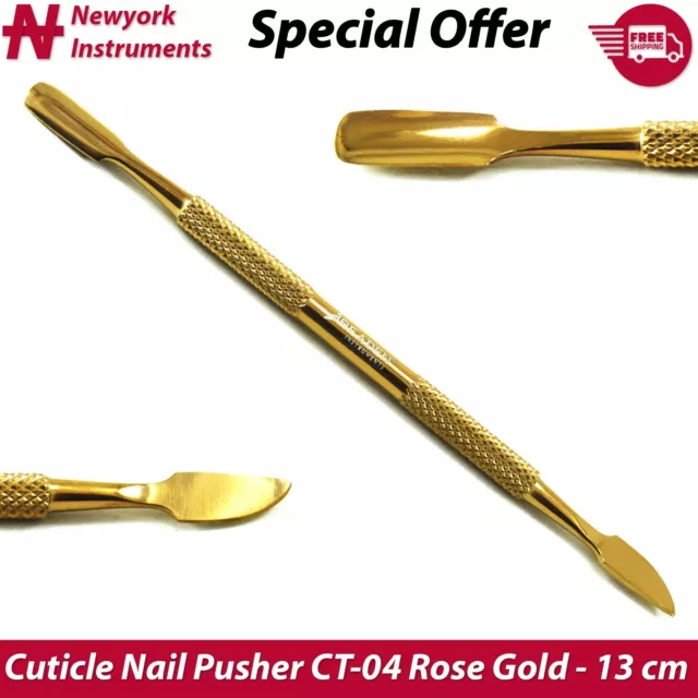 X3 Professional Manicure Pedicure Cuticle Pusher Nail Scraper Remover Tools 13cm 2