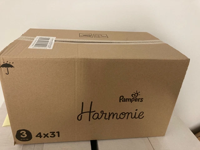 Couche pampers Harmonie taille 3 (6-10kg) 124 couches