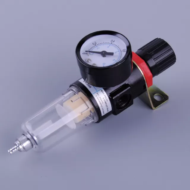 Airbrush Compressor Pressure Regulator Water Trap Filter Moisture Gauge AFR-2000