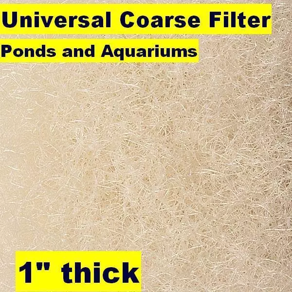 Universal Coarse Pond Filter Media 96"x56"x1" aquaculture-bulk filtration-roll