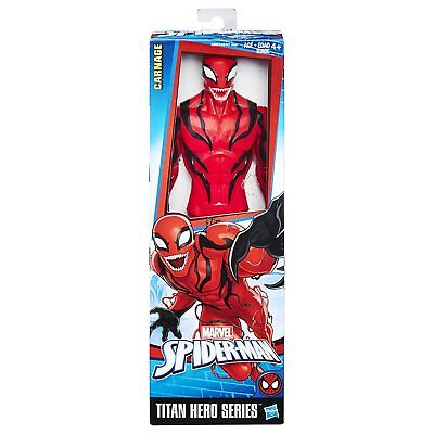 Marvel Spider Man Titan Hero Series Villains Carnage Action Figure Kids Toy Doll