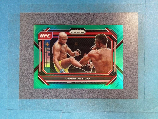 FB43) 2023 Prizm ANDERSON SILVA 4/49 Green Middleweight