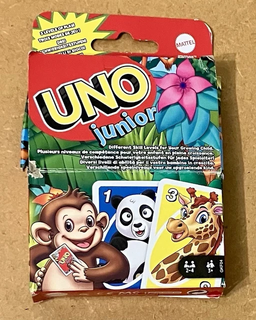 JUEGO DE CARTAS UNO Junior para jugadores Completo y con