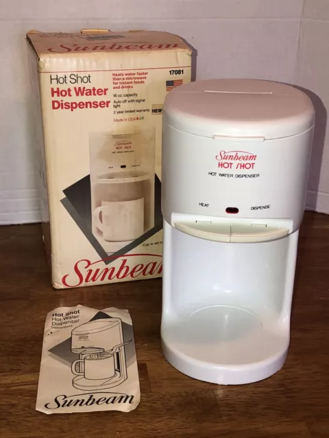  Sunbeam 6170 Hot Shot Hot Water Dispenser, White
