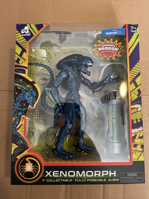 LANARD XENOMORPH ALIEN Collection Warrior Xeno & Canister Walmart ...