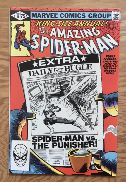 Amazing Spider-Man Annual # 15 Frank Miller  Punisher Very Fine Condition