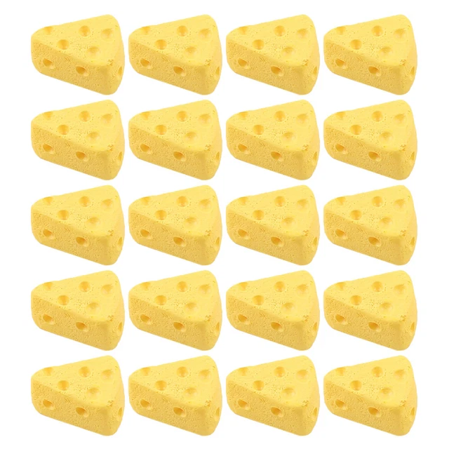 100 Pcs Fake Cheese Statuette Child Home Décor Hand Decor Flower Pot Ornaments 9