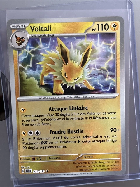 Carte Pokémon Voltali Ex Alternative 153/131 – Évolutions Prismatique, Neuve FR
