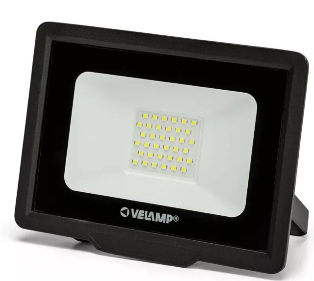 Proiettore Led Smd Ip65 Nero 4000K Bianco Naturale 30W Padlight5