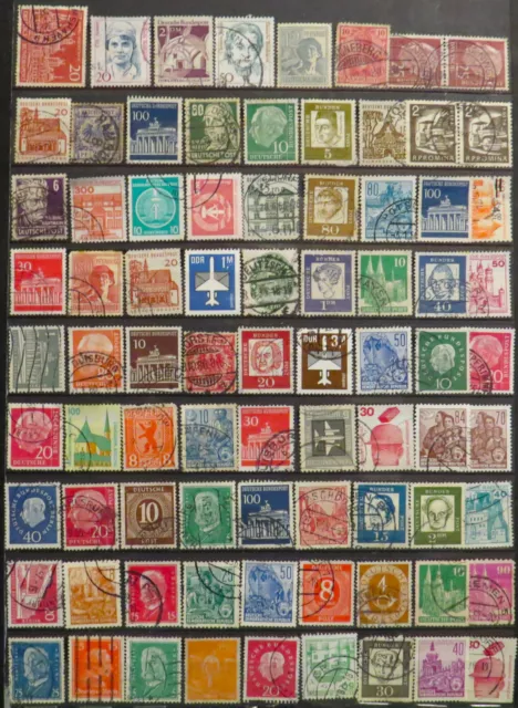 GERMANY | 1 Scan DEFINITIVE BUNDESPOST Stamps | Mixed Eras | USED | FEB97