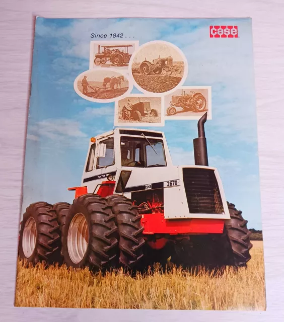 Vintage Case Tractor Brochure Pamphlet Mailer Advertising Piece