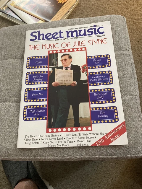 Sheet Music Magazine 1989 Jule Styne Funny Girl Gypsy Say Darling Peter Pan BA2