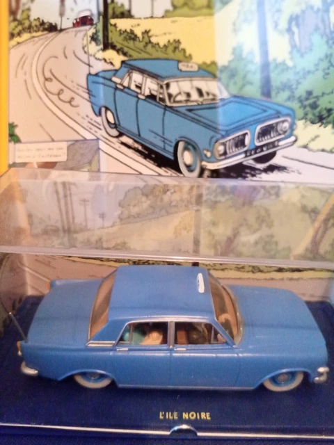 Voiture Tintin L'Ile Noire 1/24 Hachette N°51 - Avec Fascicule & Plexi (petit Défaut)