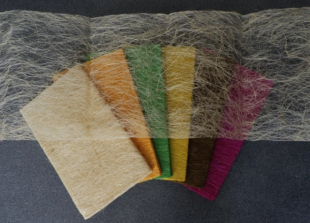 Tela Abaca Scrrunch Sinamay de 4,5 m, material de césped enredado, sombreros y decoración