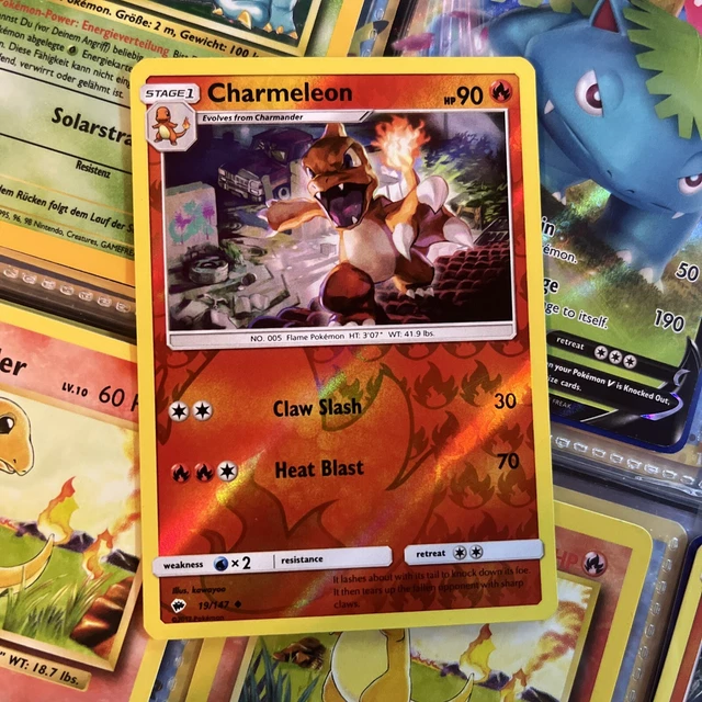 Charmeleon #19/147 Burning Shadows Pokemon Reverse Holo Uncommon Card