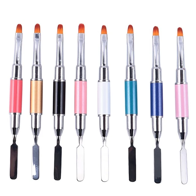 8-Teiliger Nail Art Gel Pen Dual-Use Painted Phototherapy Pen Gel Pen Doppe1932