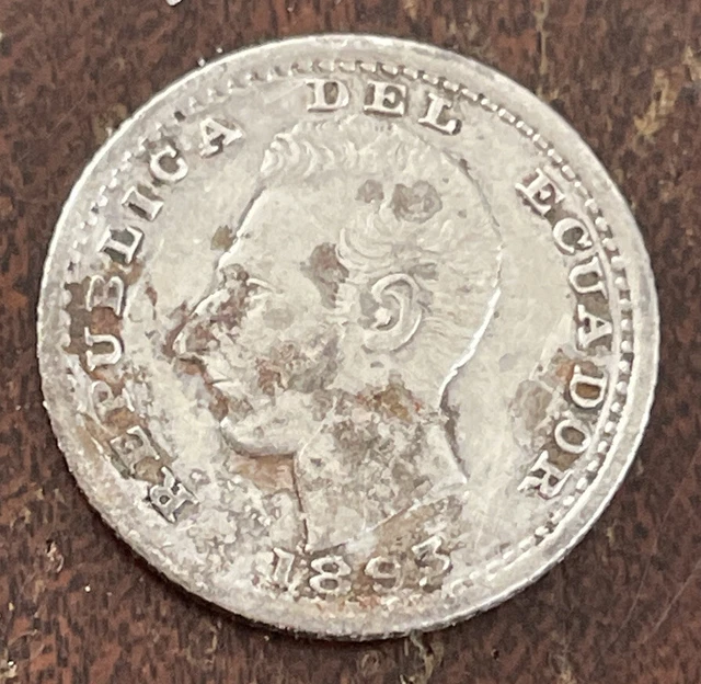Ecuador Lima 1893 Un Decimo De Sucre Very Nice Condition L90