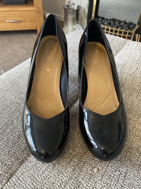 LADIES BLACK CLARKS Shoes Size 5 5.00 PicClick UK
