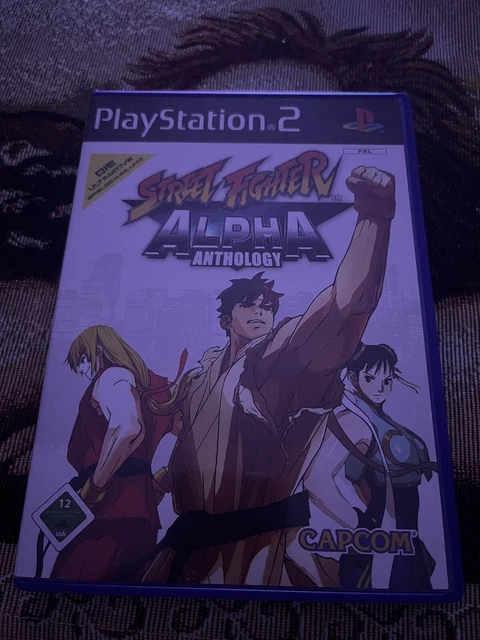 Street Fighter Alpha Anthology Sur PS2 - PAL - Bon État (Sans Notice)