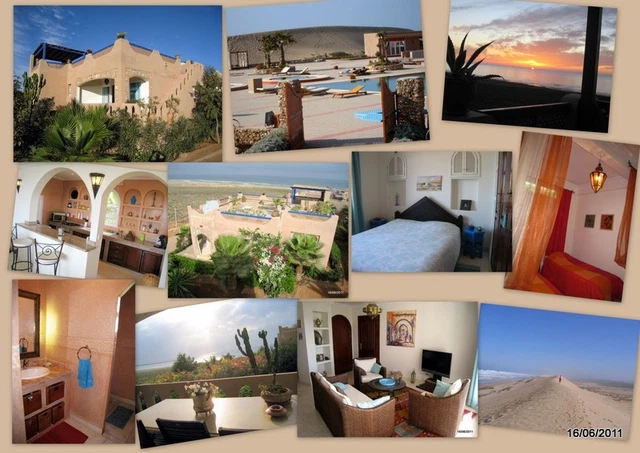 VILLA  de vacances en Location,Bord de mer,Sud AGADIR (MAROC)