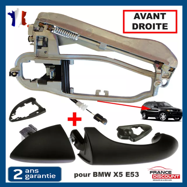 Mécanisme poignée de porte interieur arrière Droit pour BMW x5