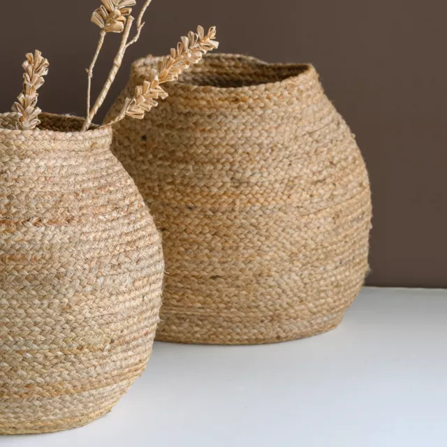 Panier de rangement en jute naturelle - UNC