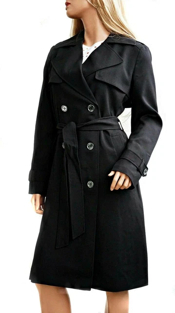 MICHAEL KORS MANTEAU Trench Drapey Trench Noir Taille 38 Neuf EUR 200 12 PicClick FR