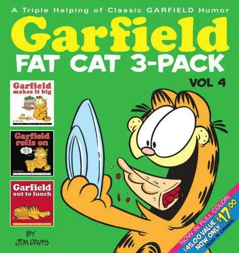 Garfield Fat Cat 3-Pack (Garfield Classics (Paperback)) by Davis, Jim, NEW Book,